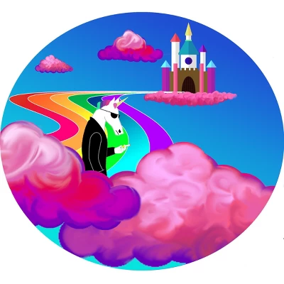 Junior's Design By Humans Smokes In The Sky By LilLogan T-Shirt 1 Junior's Design By Humans Smokes In The Sky By LilLogan T-Shirt