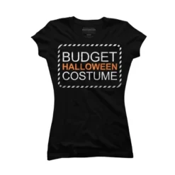 Junior's Design By Humans Budget Halloween By Rock3tman T-Shirt -Design By Humans GUEST bf4d81ff 3ded 4d7a b57a 3b008920d9a2