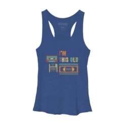 Women's Design By Humans I'm This Old - Old Data Storage Media By DsgnCraft Racerback Tank Top -Design By Humans GUEST c03f0e1a 7074 46fb baf7 1b61c5bcf708