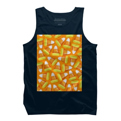 Men's Design By Humans Halloween Candy Corn By NewburyBoutique Tank Top 7 Men's Design By Humans Halloween Candy Corn By NewburyBoutique Tank Top - Image 7