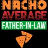 Women's Design By Humans Nacho Average Father In Law By Natasashoppu Racerback Tank Top