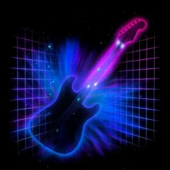 Men's Design By Humans Retro Rock By NeonDreamDesigns Tank Top