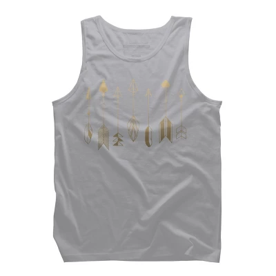 Men's Design By Humans Be Brave Little Arrow (gold) By Staceyroman Tank Top 10 Men's Design By Humans Be Brave Little Arrow (gold) By Staceyroman Tank Top - Image 10