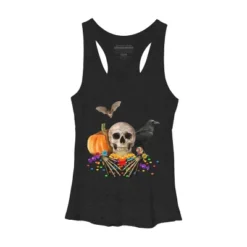 Women's Design By Humans Halloween Candy Keeper By MomaArt Racerback Tank Top 5 Women's Design By Humans Halloween Candy Keeper By MomaArt Racerback Tank Top -Design By Humans GUEST c77689d6 a25a 4586 9d5b 00ea53d28f1a
