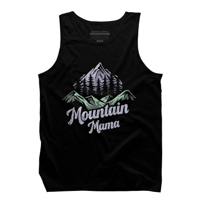 Men's Design By Humans Mountain Mama Camping Adventure Mom By Flowerr Tank Top 2 Men's Design By Humans Mountain Mama Camping Adventure Mom By Flowerr Tank Top - Image 2
