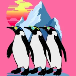 Women's Design By Humans North Pole Summer By Clingcling Racerback Tank Top