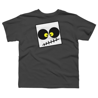 Boy's Design By Humans Square Skull By LonaMisa T-Shirt 3 Boy's Design By Humans Square Skull By LonaMisa T-Shirt - Image 3