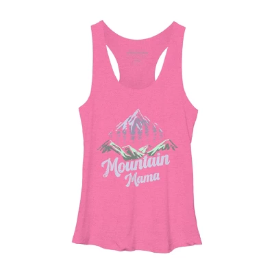 Women's Design By Humans Mountain Mama Camping Adventure Mom By Flowerr Racerback Tank Top 3 Women's Design By Humans Mountain Mama Camping Adventure Mom By Flowerr Racerback Tank Top - Image 3