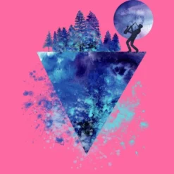 Women's Design By Humans Play Music On The Edge By Maryedenoa Racerback Tank Top