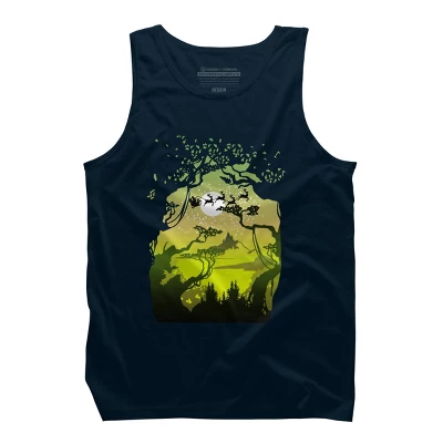 Men's Design By Humans Christmas Eve By Pilipsjanuarius Tank Top 5 Men's Design By Humans Christmas Eve By Pilipsjanuarius Tank Top - Image 5