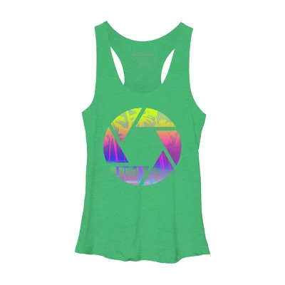 Women's Design By Humans Capture The Summer By Clingcling Racerback Tank Top 7 Women's Design By Humans Capture The Summer By Clingcling Racerback Tank Top - Image 7