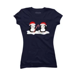 Junior's Design By Humans Christmas Penguins Are So Cute By Happinessinatee T-Shirt -Design By Humans GUEST d3eb00ca 235a 4fcd bbe0 a0387245d001