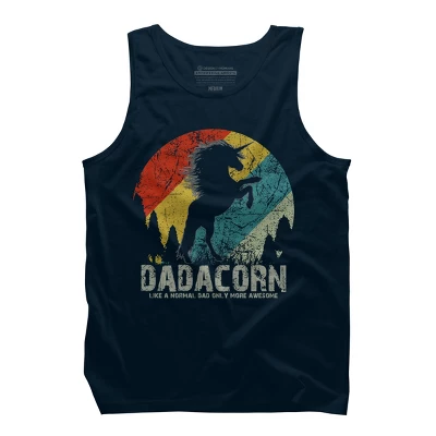 Men's Design By Humans Dadacorn Like A Normal Dad, More Awesome By Shirtpublic Tank Top 4 Men's Design By Humans Dadacorn Like A Normal Dad, More Awesome By Shirtpublic Tank Top - Image 4