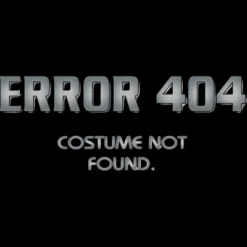 Men's Design By Humans Error 404 Costume Not Found, Halloween Design By InfaredDesigns Tank Top