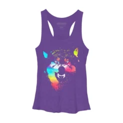 Women's Design By Humans Technicolor Wolf By Clingcling Racerback Tank Top 9 Women's Design By Humans Technicolor Wolf By Clingcling Racerback Tank Top -Design By Humans GUEST d563a3e5 5d4b 4c40 a1a0 58114595df6c