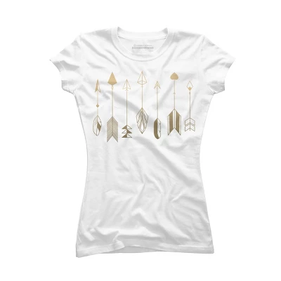Junior's Design By Humans Be Brave Little Arrow (gold) By Staceyroman T-Shirt 6 Junior's Design By Humans Be Brave Little Arrow (gold) By Staceyroman T-Shirt - Image 6
