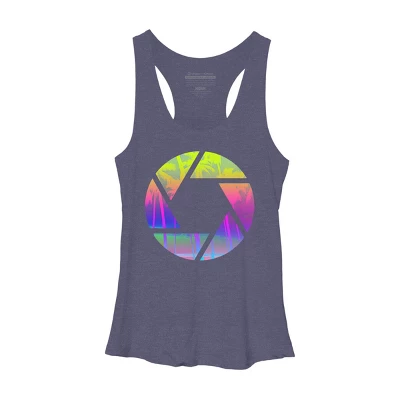 Women's Design By Humans Capture The Summer By Clingcling Racerback Tank Top 4 Women's Design By Humans Capture The Summer By Clingcling Racerback Tank Top - Image 4