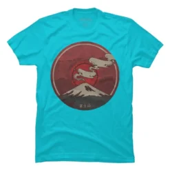 Men's Design By Humans Fuji By Againstbound T-Shirt -Design By Humans GUEST da41228b de1f 49cb b8a6 ccb4a7d00386