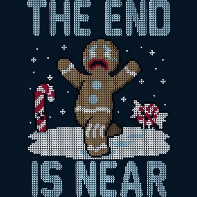 Men's Design By Humans Christmas Is Near! By Raffiti Tank Top 1 Men's Design By Humans Christmas Is Near! By Raffiti Tank Top