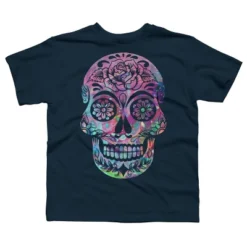 Boy's Design By Humans Halloween Sugar Skull By Honeytree T-Shirt 7 Boy's Design By Humans Halloween Sugar Skull By Honeytree T-Shirt -Design By Humans GUEST dac5534f 4578 4fdd 81de 9815afa706d3