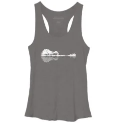 Women's Design By Humans Nature Guitar By Maryedenoa Racerback Tank Top -Design By Humans GUEST db41b00b 3984 48d4 be33 f34b2be1750e