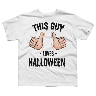 Boy's Design By Humans This Guy Loves Halloween By MultimediaOne T-Shirt 7 Boy's Design By Humans This Guy Loves Halloween By MultimediaOne T-Shirt - Image 7
