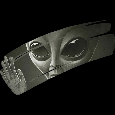 Junior's Design By Humans Alien By Surgeryminor T-Shirt 1 Junior's Design By Humans Alien By Surgeryminor T-Shirt