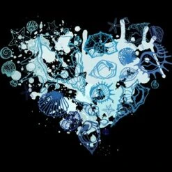 Men's Design By Humans Sea. Heart Of The Shells. By Katyau Tank Top