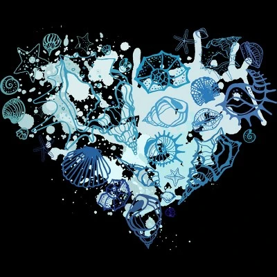 Junior's Design By Humans Sea. Heart Of The Shells. By Katyau T-Shirt 1 Junior's Design By Humans Sea. Heart Of The Shells. By Katyau T-Shirt