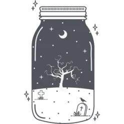 Boy's Design By Humans Halloween In A Jar By Roc21 T-Shirt
