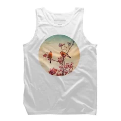 Men's Design By Humans Bullfinch Eat Rowan By AnnArtshock Tank Top -Design By Humans GUEST de31fd4f b84b 4a2d 8e43 c2101dababc1