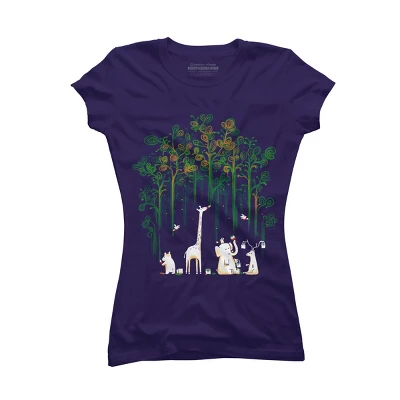 Junior's Design By Humans Repaint The Forest By Radiomode T-Shirt 6 Junior's Design By Humans Repaint The Forest By Radiomode T-Shirt - Image 6