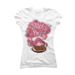 Junior's Design By Humans Witch's Brew Cup Of Coffee Pretty Halloween Concoction Shirt By TronicTees T-Shirt -Design By Humans GUEST df9c0a33 b6ec 411e 97eb 7abd3efa608b