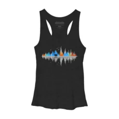 Women's Design By Humans Sounds Of Nature Color Tree Notes By NomAdartStudio Racerback Tank Top -Design By Humans GUEST e2af0248 9547 408d b58a e0bf7086b87c