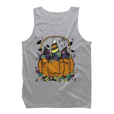 Men's Design By Humans Halloween Unicorn By Desdymona Tank Top 5 Men's Design By Humans Halloween Unicorn By Desdymona Tank Top - Image 5