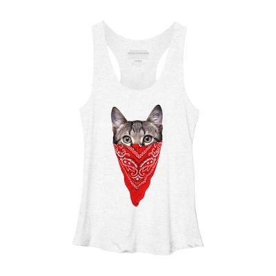 Women's Design By Humans Gangster Cat By Clingcling Racerback Tank Top 8 Women's Design By Humans Gangster Cat By Clingcling Racerback Tank Top - Image 8