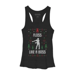 Women's Design By Humans Floss Like A Boss Ugly Christmas Sweater By Shirtpublic Racerback Tank Top 6 Women's Design By Humans Floss Like A Boss Ugly Christmas Sweater By Shirtpublic Racerback Tank Top -Design By Humans GUEST e36b7684 bc1d 4c71 bf87 3fd74886e1c0