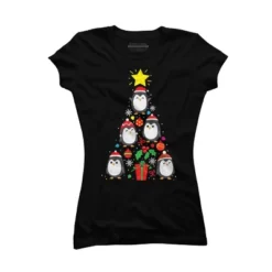 Junior's Design By Humans Penguin Christmas Tree By NekoShop T-Shirt 5 Junior's Design By Humans Penguin Christmas Tree By NekoShop T-Shirt -Design By Humans GUEST e3de1b27 95a5 4e49 a161 24e20f2ebe9b