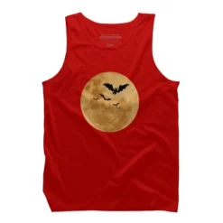 Men's Design By Humans Halloween - Moon By MonkeyStore Tank Top -Design By Humans GUEST e43a025b d6e5 44ce bee5 3e80113c9797