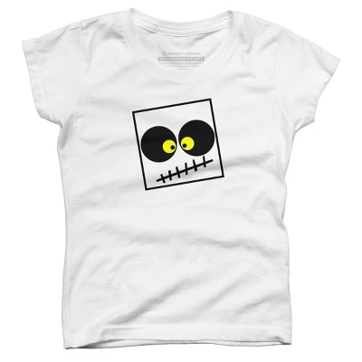 Girl's Design By Humans Square Skull By LonaMisa T-Shirt 8 Girl's Design By Humans Square Skull By LonaMisa T-Shirt - Image 8