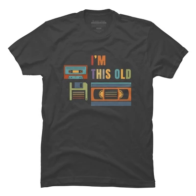 Men's Design By Humans I'm This Old - Old Data Storage Media By DsgnCraft T-Shirt 5 Men's Design By Humans I'm This Old - Old Data Storage Media By DsgnCraft T-Shirt - Image 5