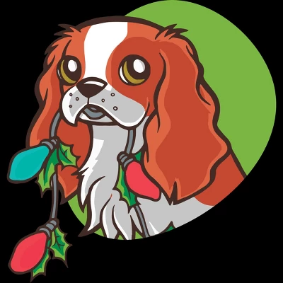 Junior's Design By Humans Super Cute Dog Paws Print Christmas Tree T-Shirt By Rasok T-Shirt 1 Junior's Design By Humans Super Cute Dog Paws Print Christmas Tree T-Shirt By Rasok T-Shirt