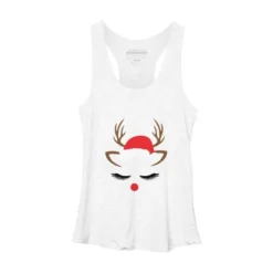 Women's Design By Humans Christmas By Hanon Racerback Tank Top -Design By Humans GUEST e8271c55 c86d 40a7 8aa9 b50817f6d689