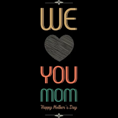 Women's Design By Humans Mother's Day We Love You Mom By Tmsarts Racerback Tank Top 1 Women's Design By Humans Mother's Day We Love You Mom By Tmsarts Racerback Tank Top