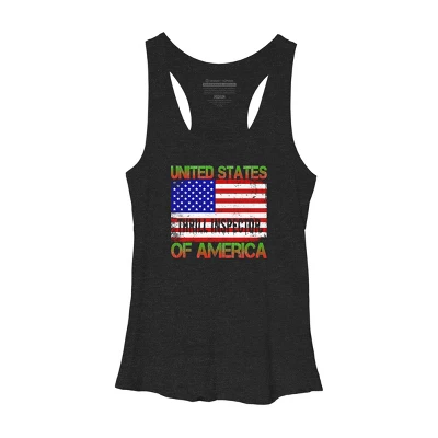 Women's Design By Humans Halloween Thrill Inspector Funny USA Military Soldier Veteran Un By TeeShirtMadness Racerback Tank Top 4 Women's Design By Humans Halloween Thrill Inspector Funny USA Military Soldier Veteran Un By TeeShirtMadness Racerback Tank Top - Image 4