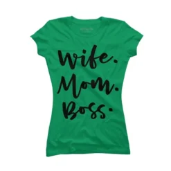 Junior's Design By Humans Wife. Mom. Boss. By TheBlackCatPrints T-Shirt 7 Junior's Design By Humans Wife. Mom. Boss. By TheBlackCatPrints T-Shirt -Design By Humans GUEST ec450ed3 aa50 419c 9805 14360ac65f8f