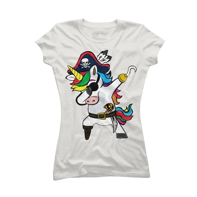 Junior's Design By Humans Dabbing Dance Pirate Unicorn Gifts Funny Halloween Costume Gift By Lukesstore T-Shirt 7 Junior's Design By Humans Dabbing Dance Pirate Unicorn Gifts Funny Halloween Costume Gift By Lukesstore T-Shirt - Image 7