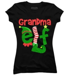 Junior's Design By Humans Grandma Elf Christmas By Personalized T-Shirt 7 Junior's Design By Humans Grandma Elf Christmas By Personalized T-Shirt -Design By Humans GUEST ee4d187e a311 4d2f b874 3dd44e79de1d
