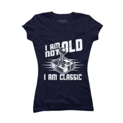 Junior's Design By Humans I Am Not Old I Am Classic By Nerdycorner T-Shirt -Design By Humans GUEST ef0a2d40 955f 4e1c 9931 42aabbd363fb