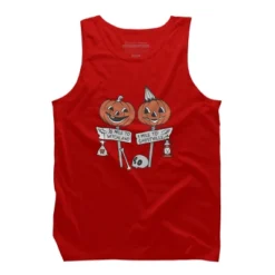Men's Design By Humans Halloween Pathways By Runcatrun Tank Top -Design By Humans GUEST ef4db123 b51f 478f 898e 96f4604eac3b
